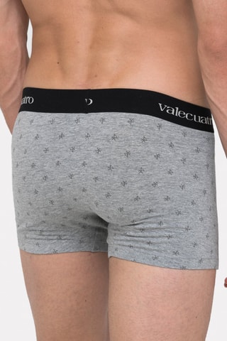 2 boxers - Blanc, gris et noir