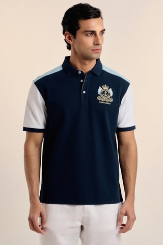 Polo - Bleu et blanc