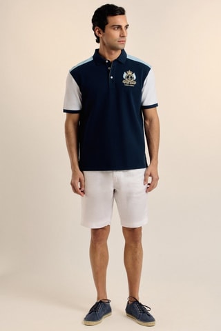 Polo - Bleu et blanc