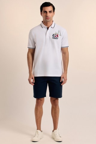 Polo - Bleu, rouge et blanc