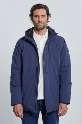 Parka à capuche - Bleu