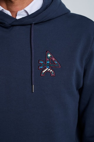 Sweat à capuche - Bleu