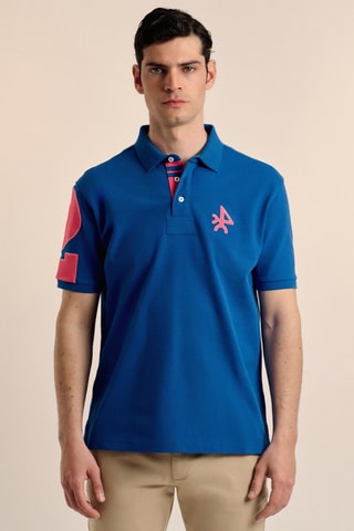 Polo - Rose et bleu