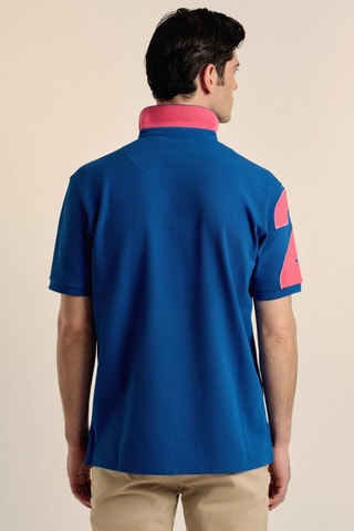 Polo - Rose et bleu