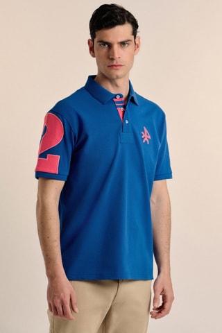 Polo - Rose et bleu