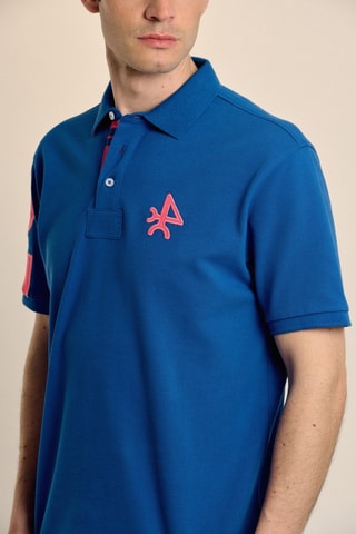 Polo - Rose et bleu