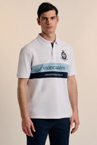 Polo - Bleu et blanc