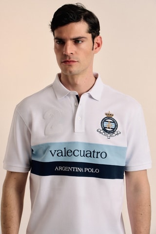 Polo - Bleu et blanc