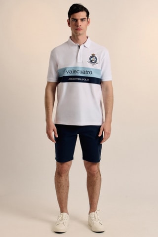Polo - Bleu et blanc