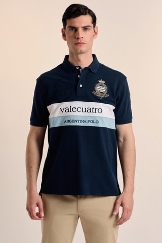 Polo - Blanc et bleu
