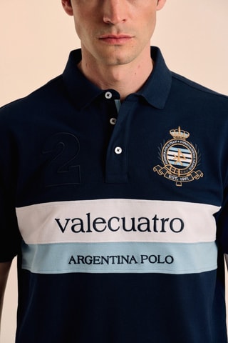 Polo - Blanc et bleu