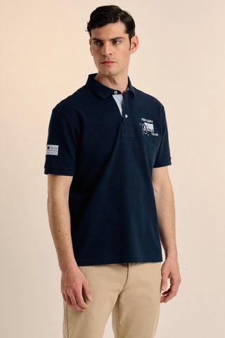 Polo - Bleu et blanc