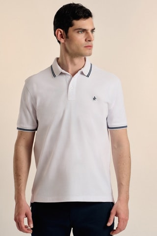 Polo - Blanc et bleu