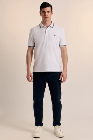 Polo - Blanc et bleu