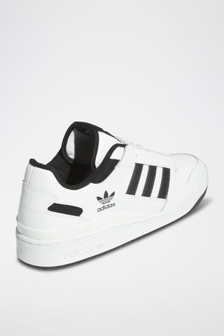 Baskets en cuir Forum - Blanc et noir