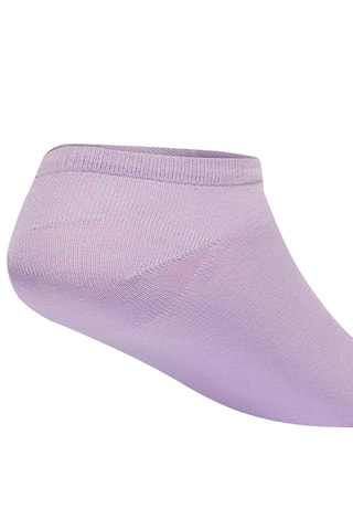 3 paia di calze Essentials Linear - Viola e bianco