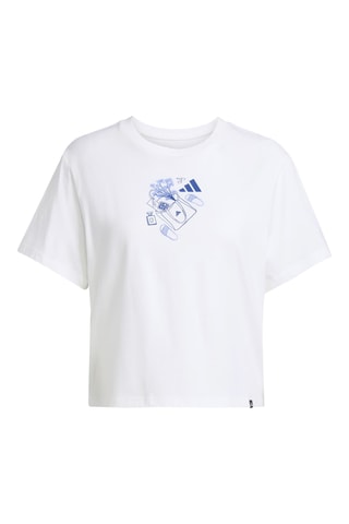 T-shirt loose d’entraînement Table - Blanc
