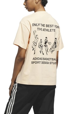 T-shirt loose de basketball Lifestyle Basketball - Orange