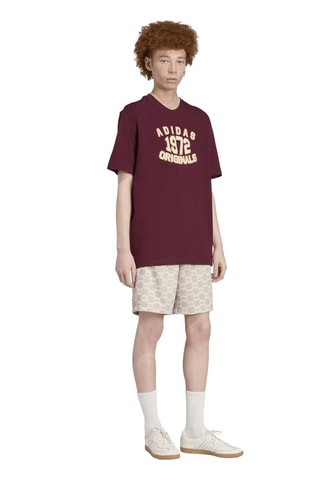 T-shirt loose Graphics - Bordeaux
