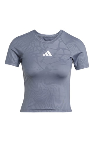 T-shirt tight da training - Grigio