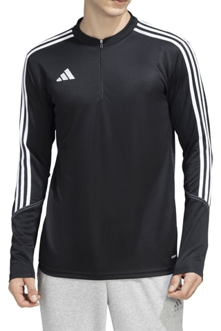 T-shirt slim d'entraînement de football Tiro 23 Club - Noir