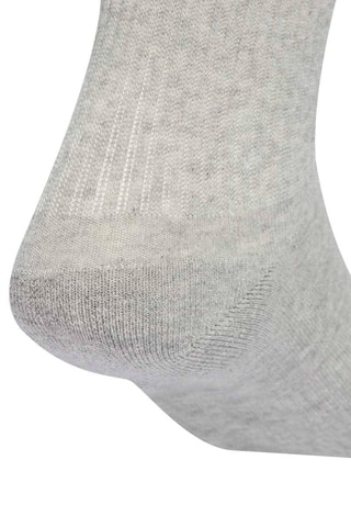6 paia di calze da training Newgocrw - Bianco e grigio melange