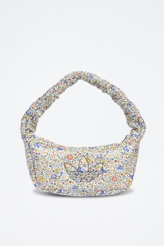 Sac porté épaule Liberty - Blanc et jaune