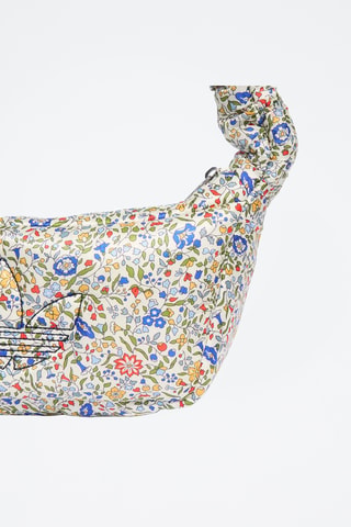 Sac porté épaule Liberty - Blanc et jaune