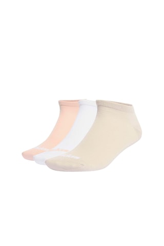 3 paia di calze - Corallo e bianco