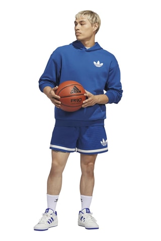 Sweat à capuche de basketball World Wide Hoops - Bleu roi