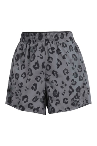 Short regular d’entraînement taille haute AOP - Noir