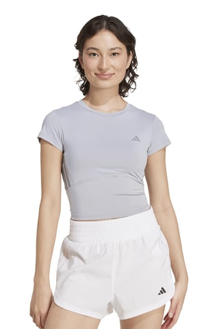 T-shirt tight d’entraînement Shine Baby - Gris