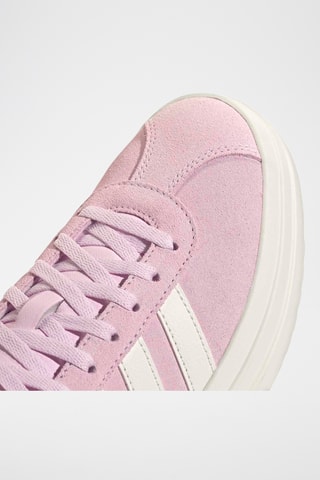 Baskets plateformes en nubuck Court - Rose