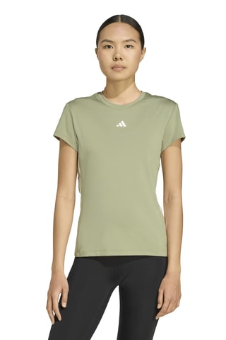T-shirt slim d’entraînement Hyglm - Vert olive