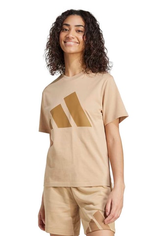 T-shirt regular d’entraînement - Marron