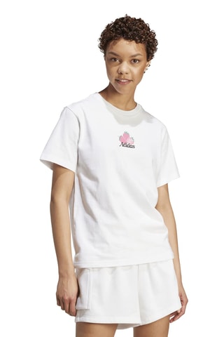 T-shirt slim de treino Baby - Branco