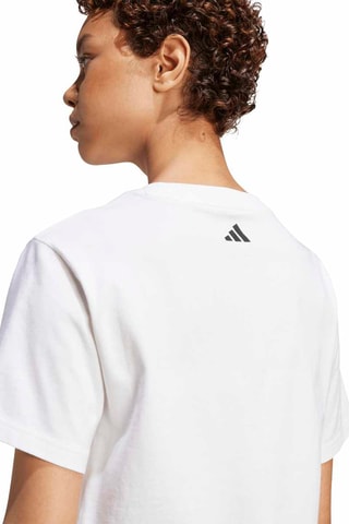 T-shirt slim de treino Baby - Branco