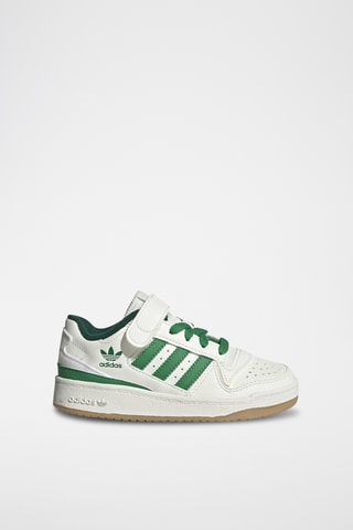 Chaussures de basketball en cuir Forum Low C - Blanc