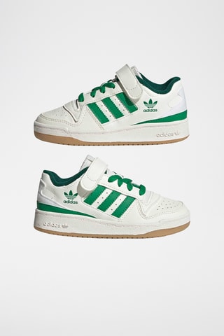 Chaussures de basketball en cuir Forum Low C - Blanc