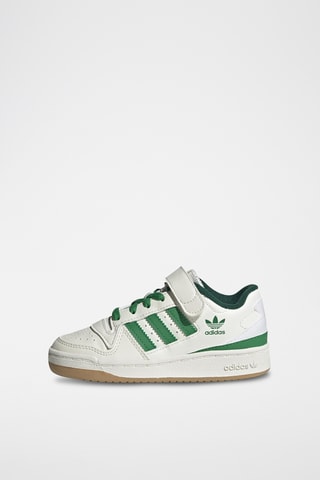Chaussures de basketball en cuir Forum Low C - Blanc