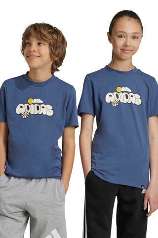 T-shirt regular d’entraînement Doodle Pack - Bleu cobalt
