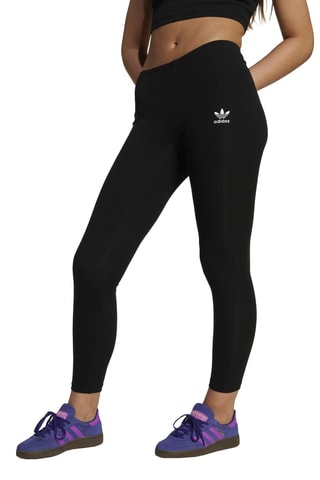 Leggings a vita alta Rib - Nero