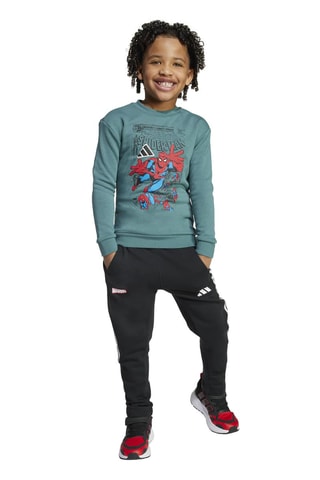 Felpa e pantaloni Spider-Man Avengers Marvel - Verde e nero