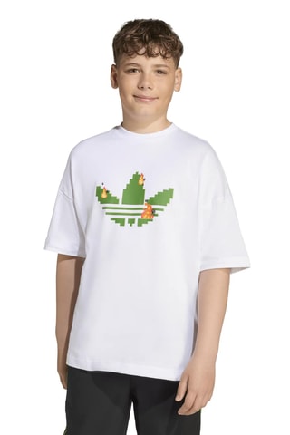 T-shirt loose Minecraft - Blanc