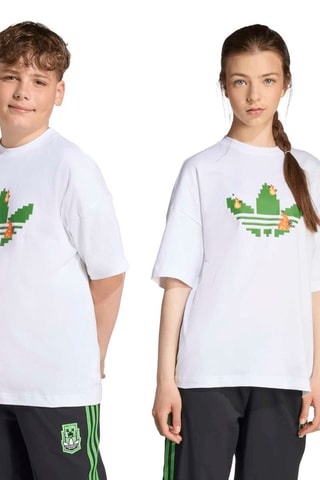 T-shirt loose Minecraft - Blanc