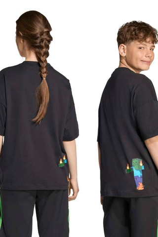 T-shirt loose Minecraft - Noir