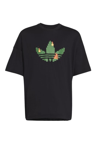 T-shirt loose Minecraft - Noir