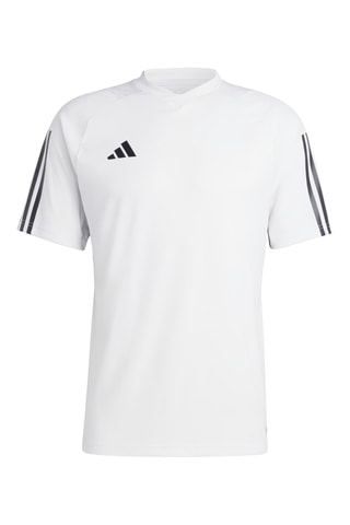 Maillot slim de football Tiro23 - Blanc