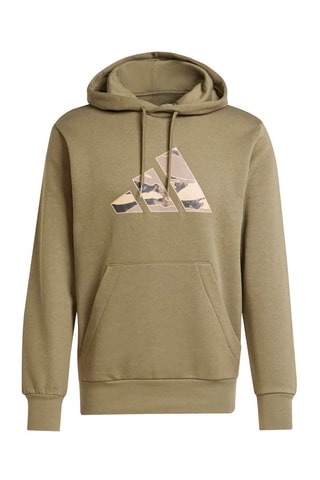 Sweat à capuche Camo - Vert olive