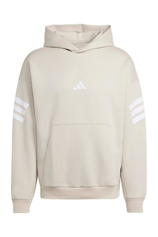 Sweat d’entraînement à capuche Future Icons Three Stripes - Beige
